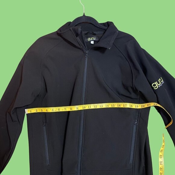 Guru Sportswear Black Softshell Jacket - Lightweight & Versatile (Size L) - Picture 6 of 8